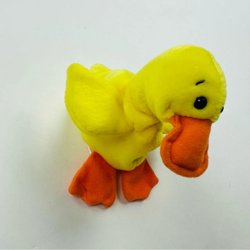 TY Beanie Babies Quackers The Duck Plush Stuffed Animal